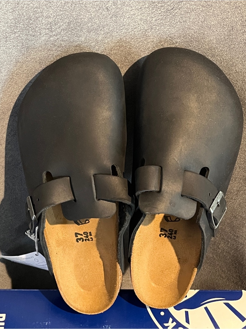 Birkenstock Women’s Boston Black Size 6 US 37 EU Oiled Leather